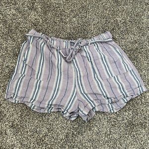 Lucky Brand Paperbag Linen Shorts